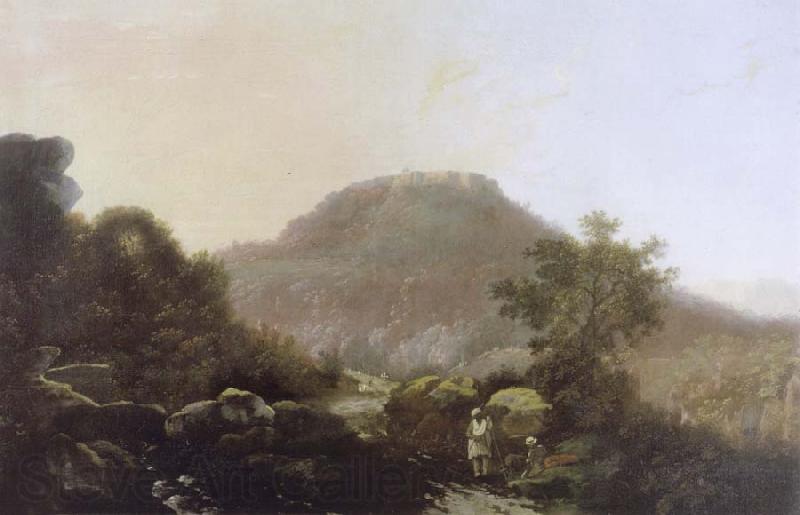 unknow artist View of the Fort of Bidjegur Norge oil painting art